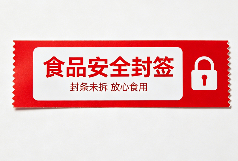 饮品新规封口防伪标签+配料标签一站式定做