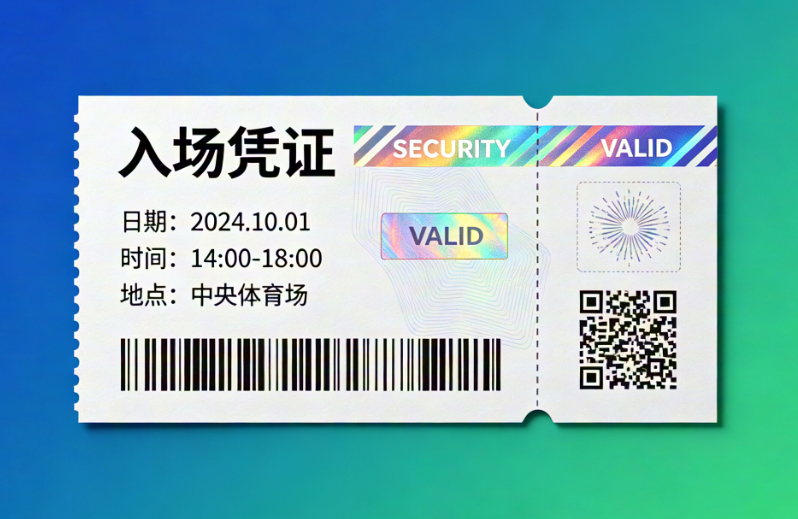 场景化专属定制，防伪门票印刷适配全行业